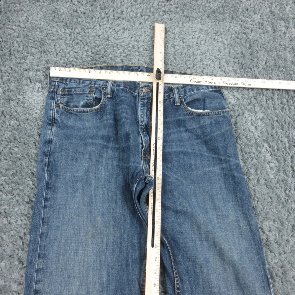Levis 514 Jeans Mens 38x32 Blue Straight Leg Denim Medium Wash Classic 37x31*